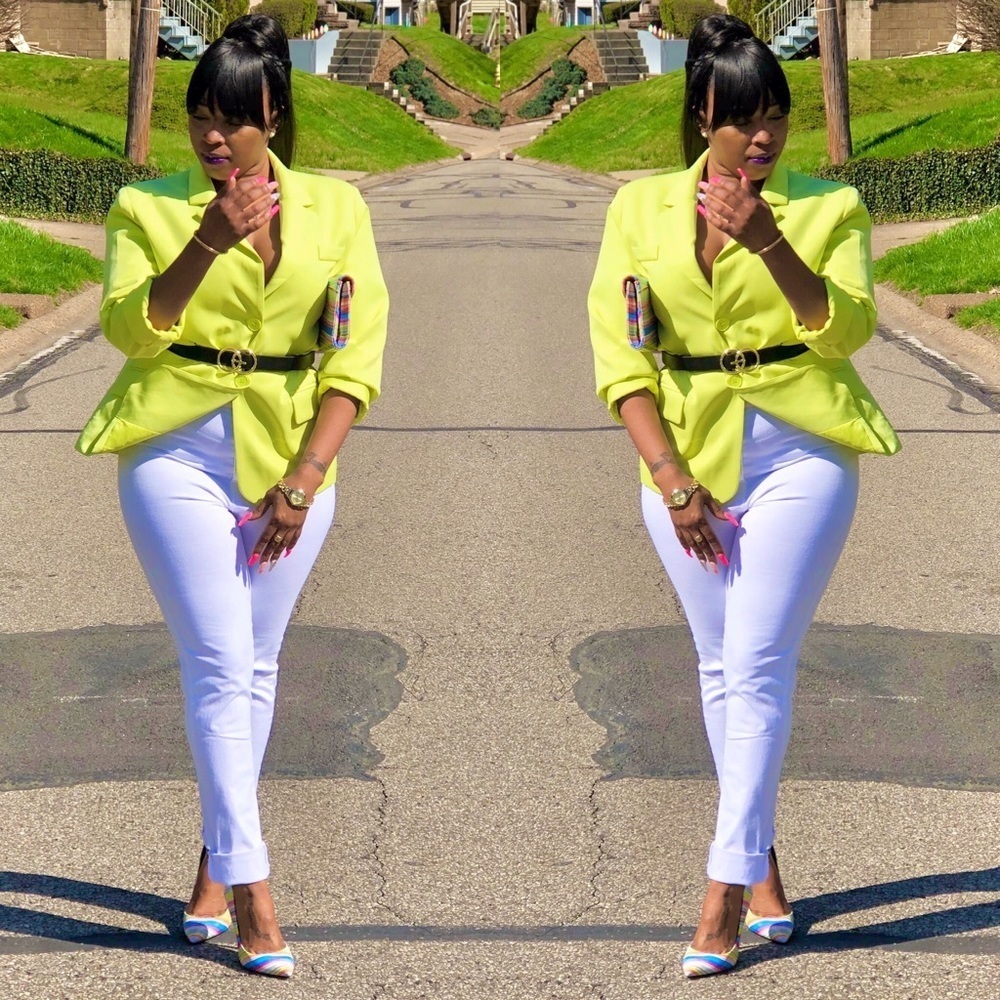 Lemonade Relaxed Fit Boyfriend Casual Blazer
